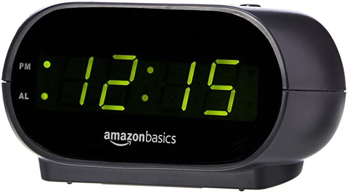 Free Digital Alarm Clock By AmazonBasics